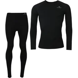 WITEBLAZE Luca Seamless Unterwäsche-Set Herren 9000 - schwarz XL