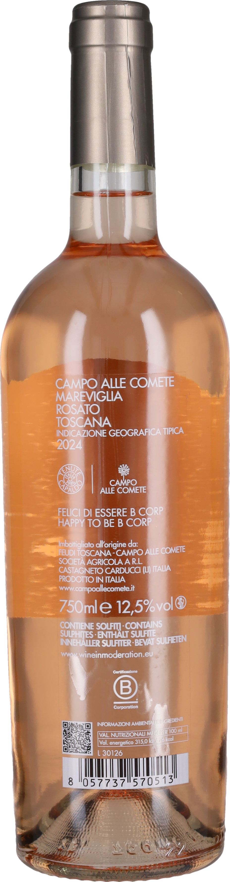 Campo alle Comete Toscana Rosato 'Mareviglia' 2024