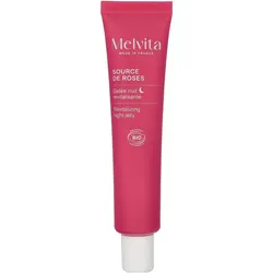 Melvita, Gesichtscreme, Source de Roses Revitalisierendes Nacht-Gel (40 ml, Nachtcreme)