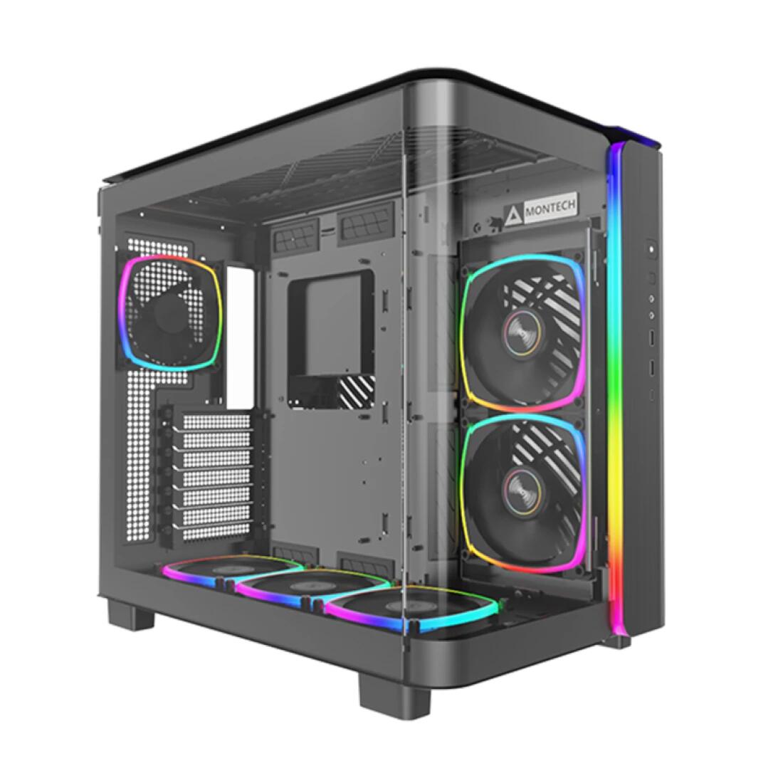 Montech PC Gehäuse King 95 Pro Mid-Tower Schwarz KING95PROB