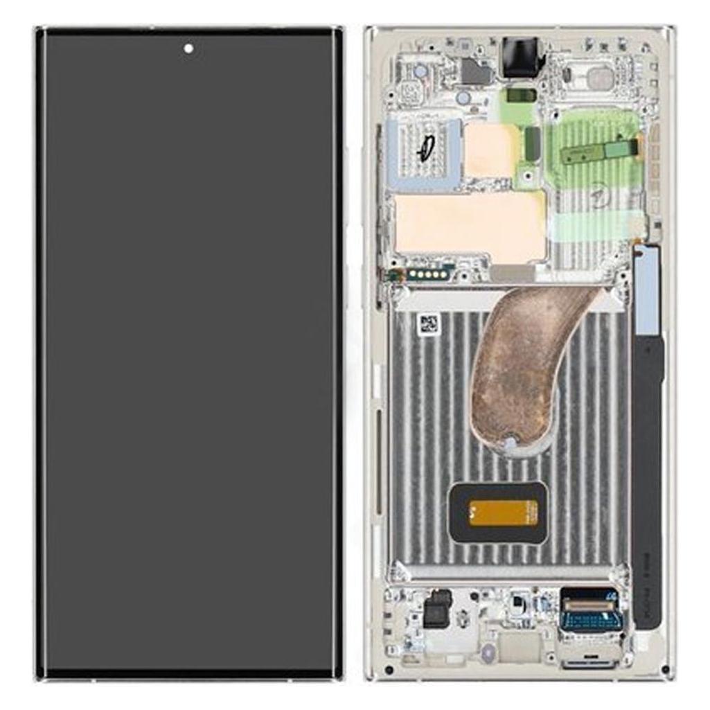 Samsung Galaxy S23 Ultra LCD-Display - Cremefarben (Display, Samsung Galaxy S23 Ultra) (GH82-30466B)