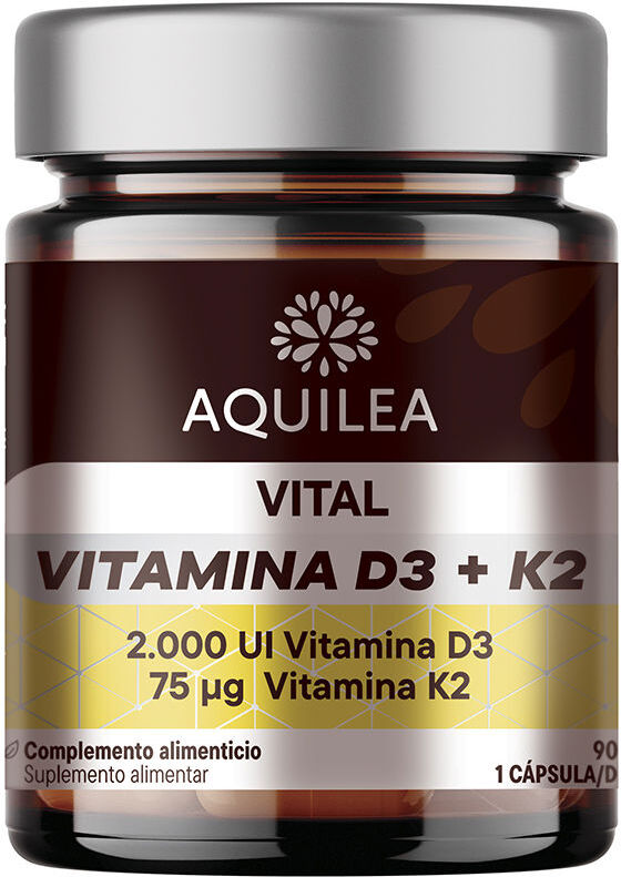 Aquilea Capsules de Vitamine Vitale D3 + D2, 90 unités