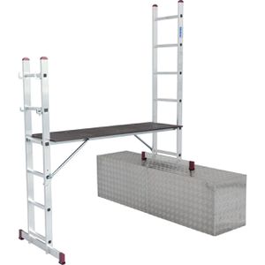 Krause Gerüst CORDA, 082015, Arbeitshöhe 3m, Leitergerüst mit Treppenfunktion