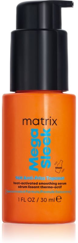 Matrix Mega Sleek 96H Anti-Frizz Topcoat sérum capillaire pour cheveux indisciplinés et frisottis 30 ml