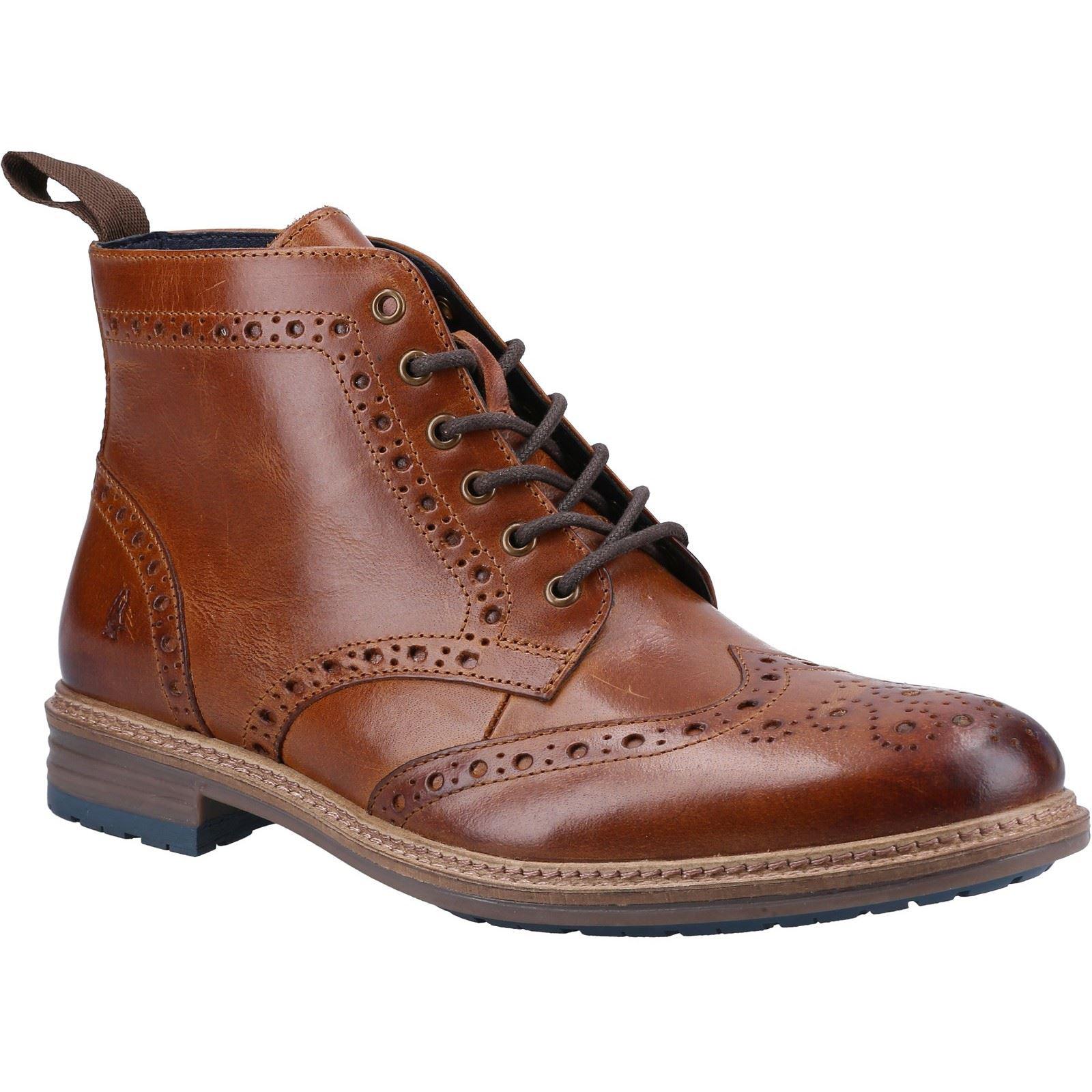 Hush Puppies Joshua Leder Schuhe für Herren in Tan