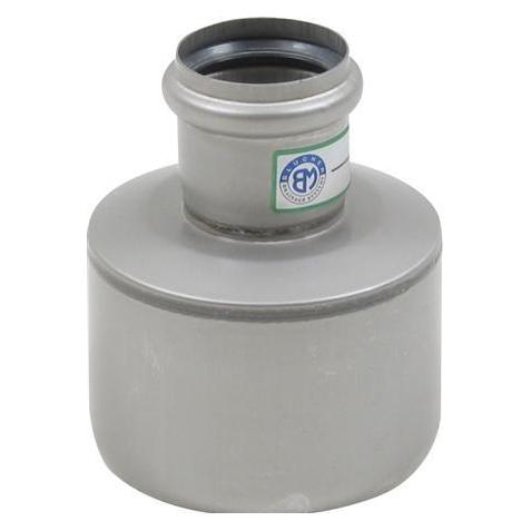 Blücher rot.110 - 50mm - m.O-Ring RF AISI 304.Alm RF stål (850.050.110)