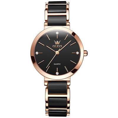 Neue Olevs Olevs Marke Mode Trend Keramik Armband Muttertagsgeschenk für Damen Uhren Einfache wasserdichte Lebensreise Freizeit Sport Diamanten Armbanduhr