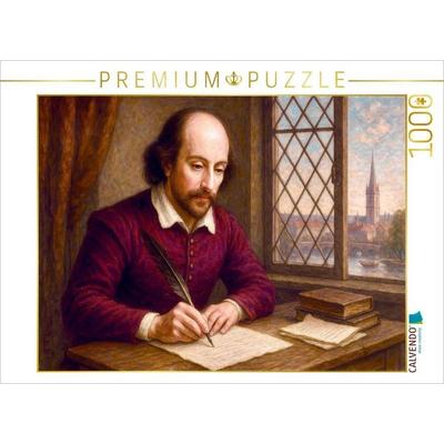 CALVENDO Puzzle William Shakespeare | 1000 Teile Lege-Größe 64x48cm Foto-Puzzle für glückliche Stunden