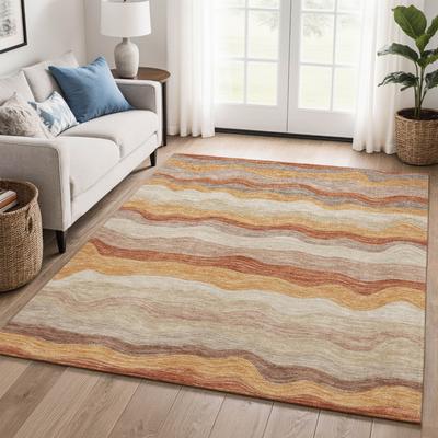 Addison Rugs Premium Washable Super Soft Stripe Highmore Mayfield Rug