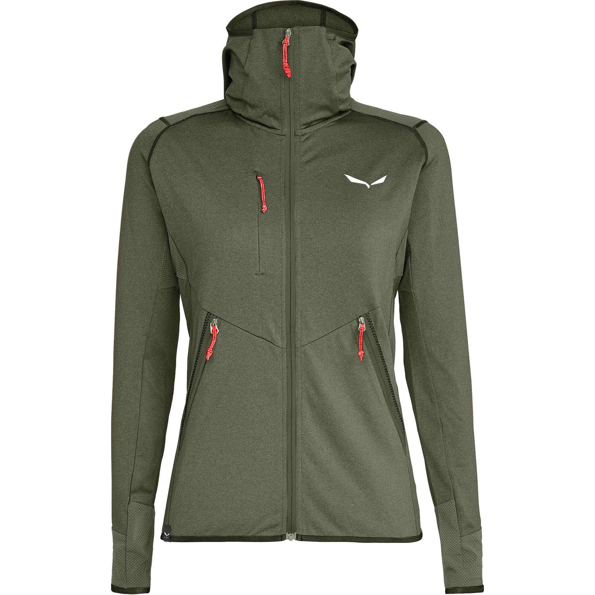 Salewa Agner Hybrid Polarlite/Durastretch W Full Zip Hoody dark olive melange (5286) 34 00-0000027372-5286-34