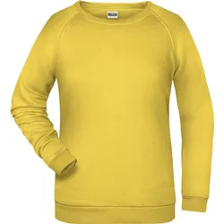 James & Nicholson Damen Raglan Sweater Sweatshirt JN793 yellow XXL