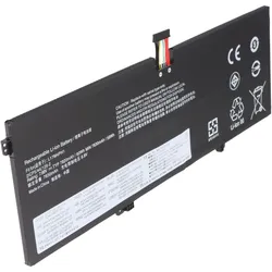 AccuCell Akku Lenovo Yoga C930 (7820 mAh), Notebook Akku, Schwarz