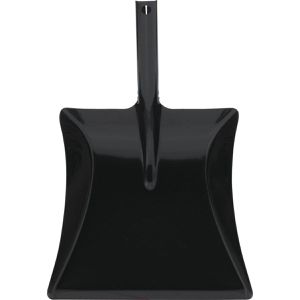 Vikan Kehrschaufel aus Metall, schwarz, Schaufelgröße 22,5 x 24,5 cm, robust & hitzebeständig
