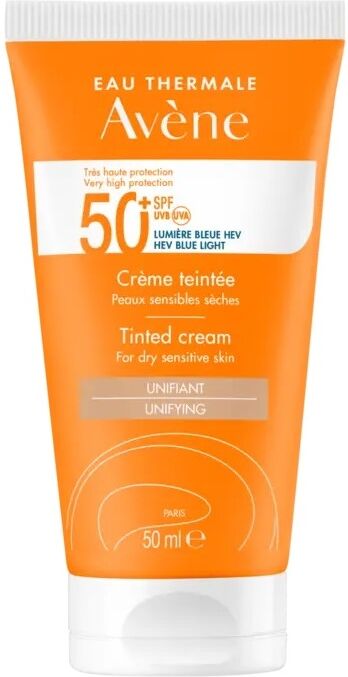 Avène Tinted Sunscreen Cream SPF50+ for Dry and Sensitive Skin 50 ml