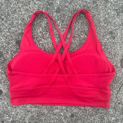Uplifted Finds High Strength Shockproof Cross Back Yoga Fitness Vest red s
