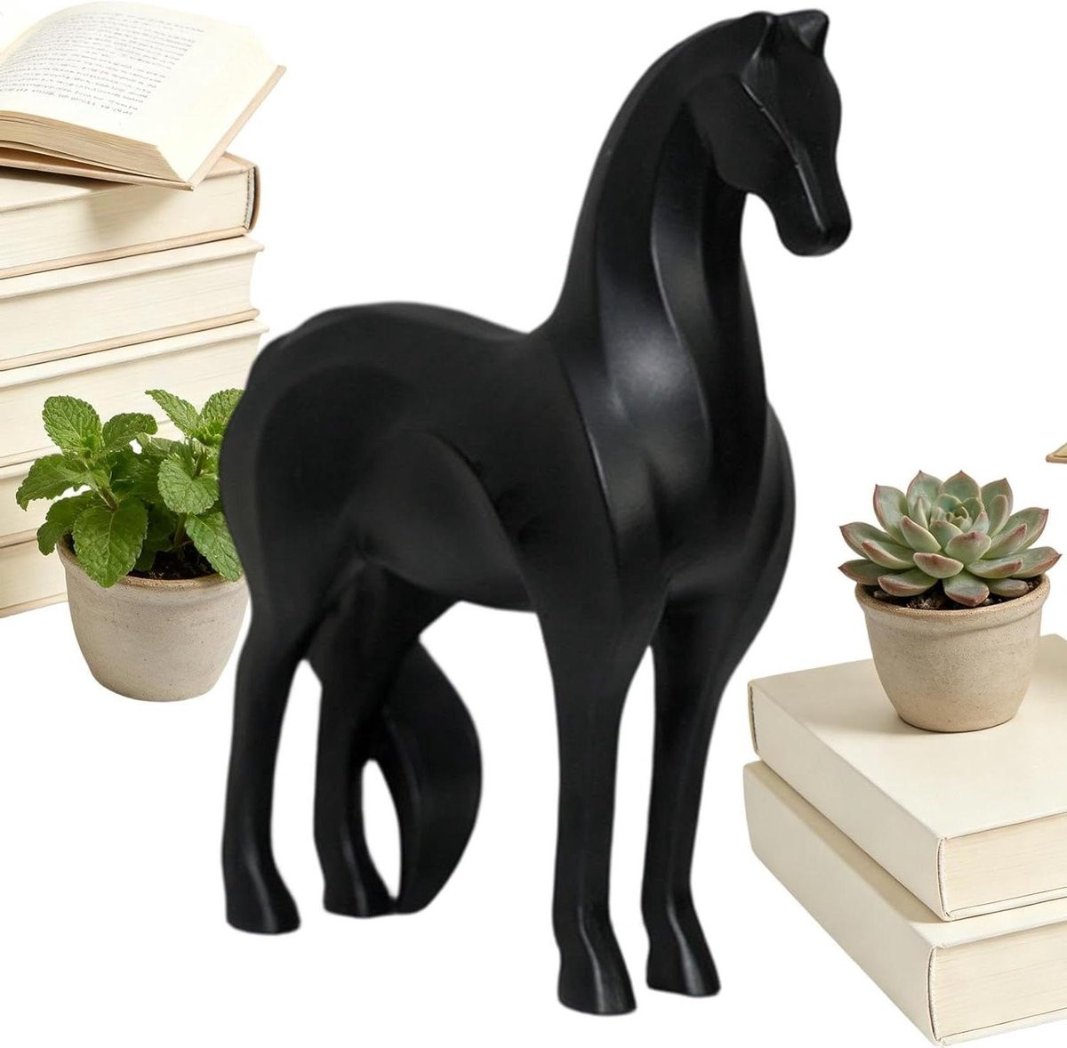 Handgemaakt Paardenbeeldje Decoratie voor in de Woonkamer, Slaapkamer of Kinderkamer