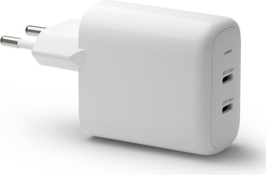 dbramante1928 Oplaadadapter 25 Watt met 2 USB-C aansluitpunten - Wit