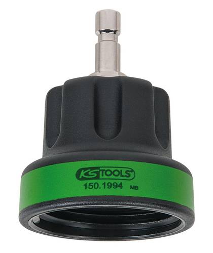 KS Tools 150.1994 Kühlsystem-Bajonettadapter, #22, IG M45x3, moosgrün