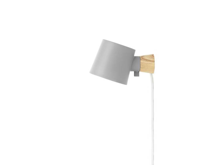 Rise Wandleuchte Grau - Normann Copenhagen - Wohnzimmer - Metall