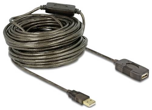 Delock USB-Kabel USB 2.0 USB-A Stecker, USB-A Buchse 20.00m 82690