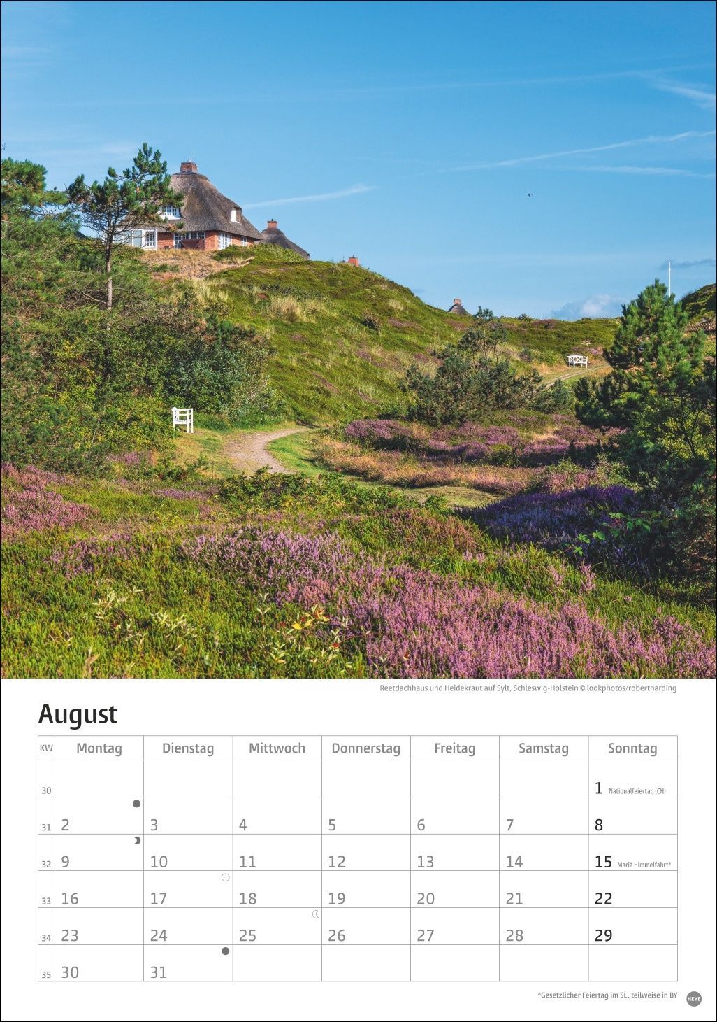 Heye Deutschlands Küsten Kalender 2027