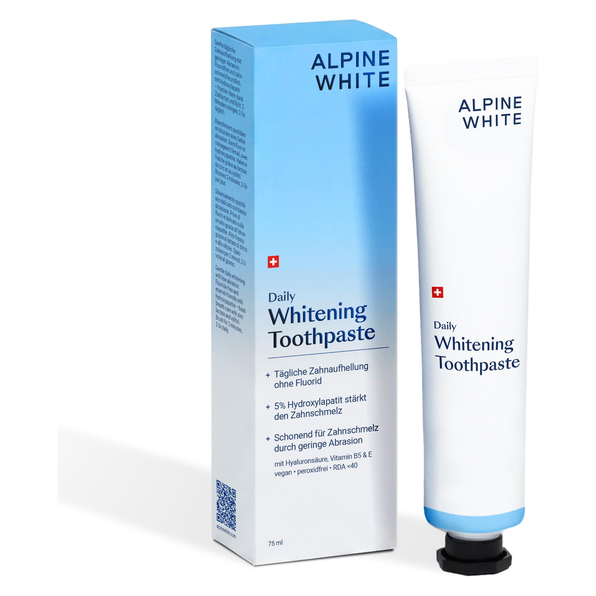 Alpine White Whitening Zahnpasta Daily (75 ml) (A-00019)