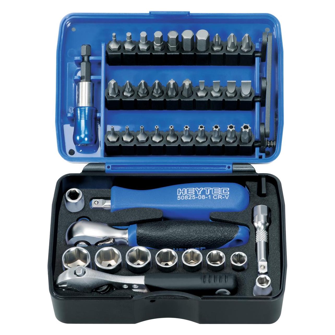 Heytec Steckschlüssel- und Bits-Garnitur, 44-tlg. (50829301883)