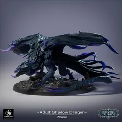 Shadow Dragon – Adult (75mm base) von Rescale Miniatures aus The Silver Crusade