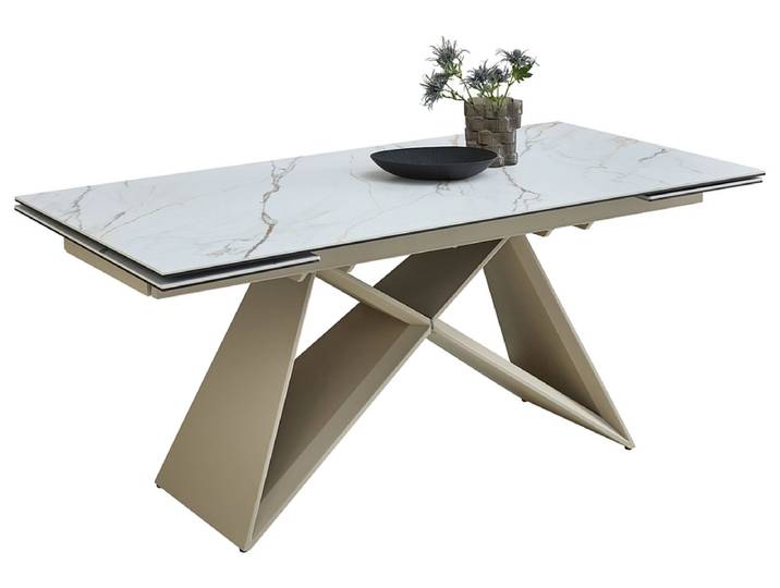 Tisch ausziehbar JAMIRO 180-220-260x90x76cm weiss