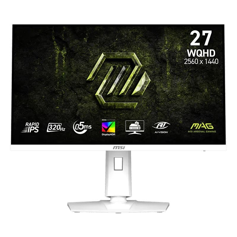 27" (68,58cm) MSI MAG 274QRFWDE Weiß 2560x1440 1xDisplayPort 1.4a / 2x HDMI 2.0b