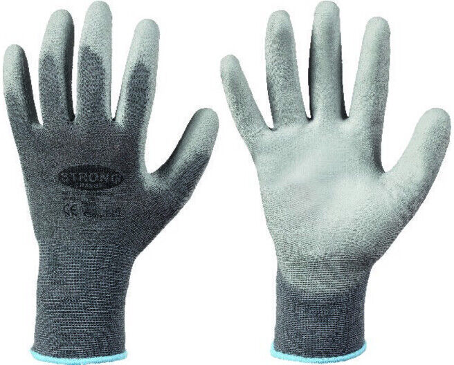 stronghand Gants de travail Shenzhen, nylon, taille 9, gris