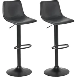 BARHOCKER 2er-Set Schwarz Lebrija