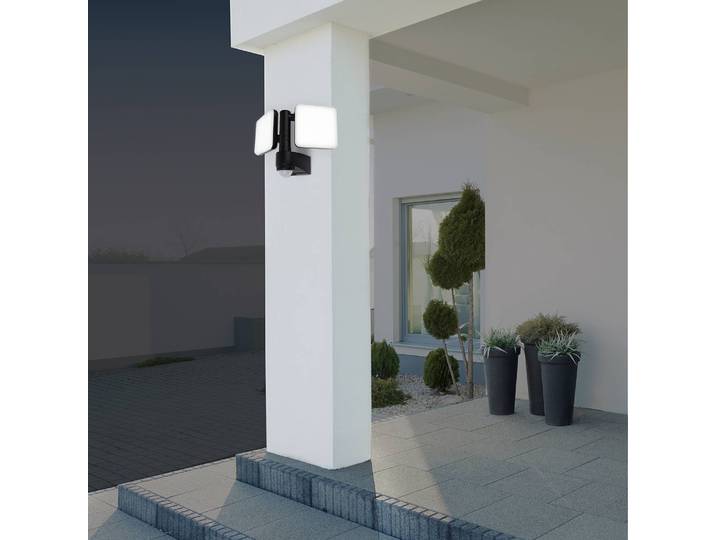 Applique extérieure LED Jaro II 33 x 23 x 14cm Noir