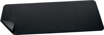 Schreibtischunterlage Sigel, beidseitig nutzbar, einrollbar, für alle Maustypen, B 800 x T 2 x H 300 mm, Kunstleder, schwarz-schwarz