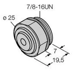 Turck Verschlusskappe 7/8 RSMV-BC
