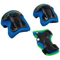 Protektoren Set Kids schwarz/blau, Größe XS