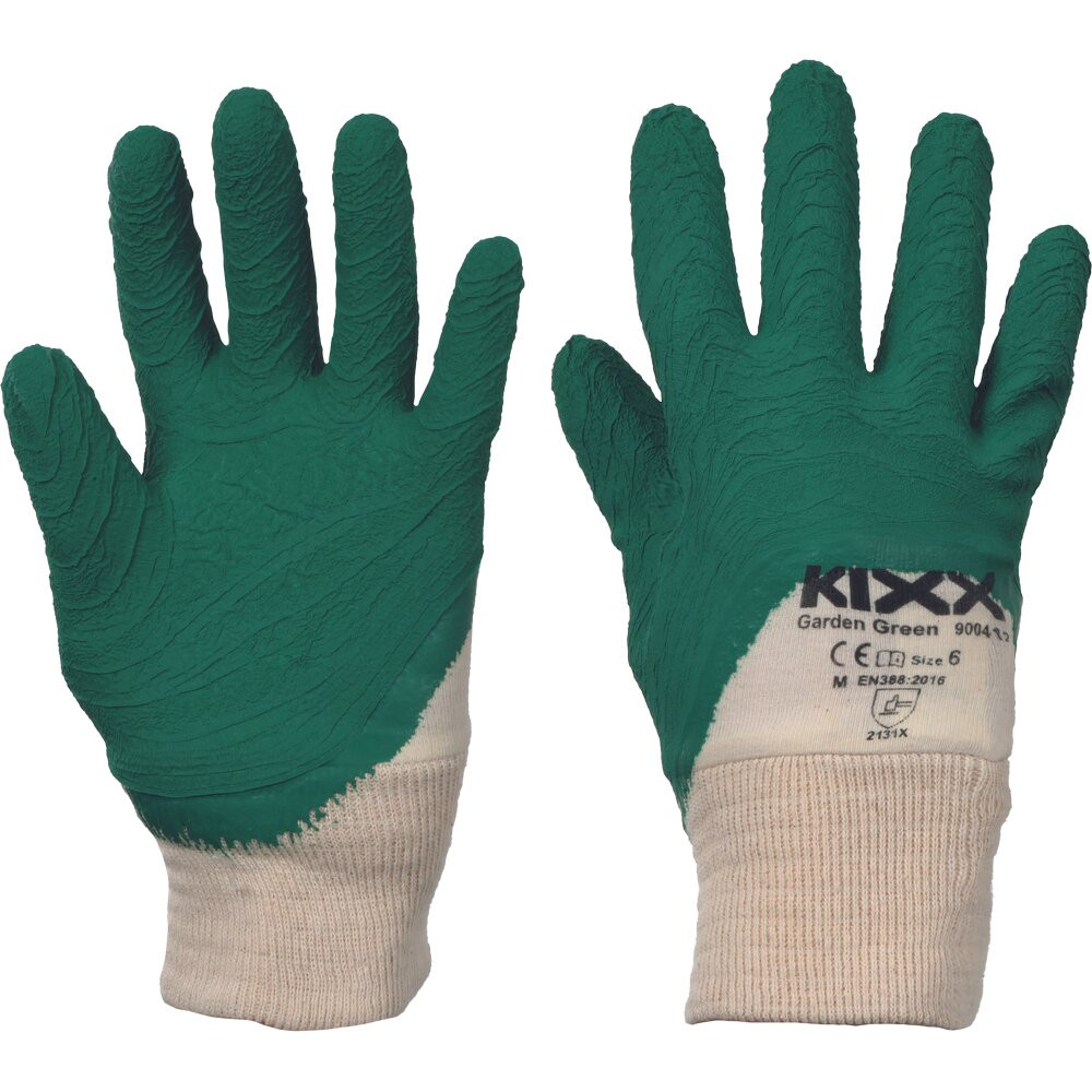 Kixx Tuinhandschoen Groen Maat 6