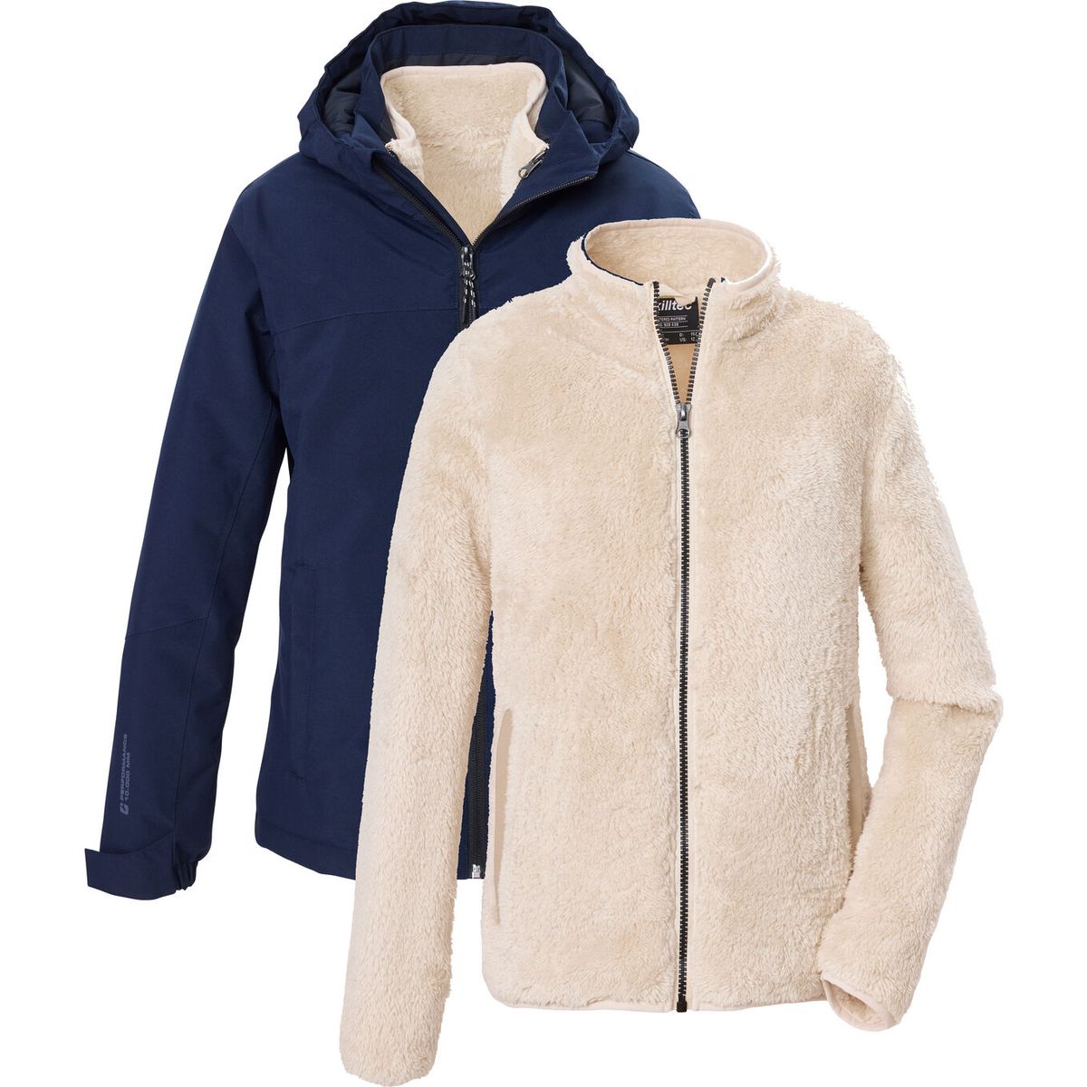 killtec KOW 167 Girls Jacket dunkelnavy (00814) 128 44749-000-00814-128