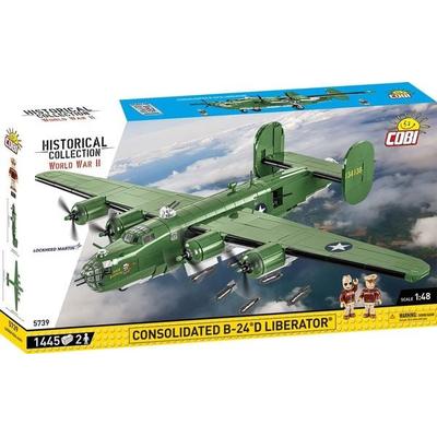 COBI Historical Collection 5739 - Consolidated B-24 Liberator, Bomber, Flugzeug, Klemmbausteine, Bausatz