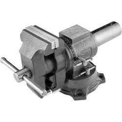Neo, Schraubstock + Zwinge, Imadło ślusarskie obrotowe 100mm, 360 stopni 35-030 (100 mm)