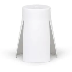 Kunststoffhocker RIKO, weiß