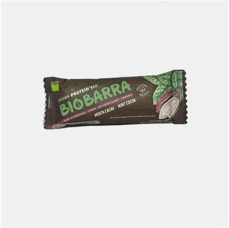 BIOBARRA BARRA PROTEICA MENTA E CACAU BIO 45g