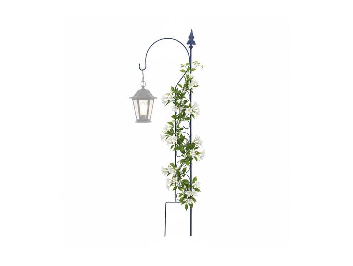 Support Pour Plantes Grimpantes Relaxdays\, H X L : 116 X 28 Cm\, Arceau De Berger\, Treillis Métallique Autoportant\, Noir