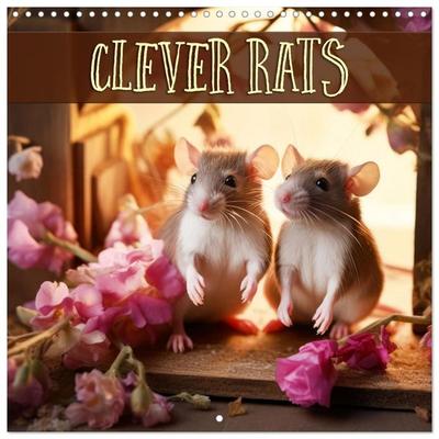 Clever Rats (Wall Calendar 2027 12 × 12 Inch) CALVENDO 12 Month Wall Calendar