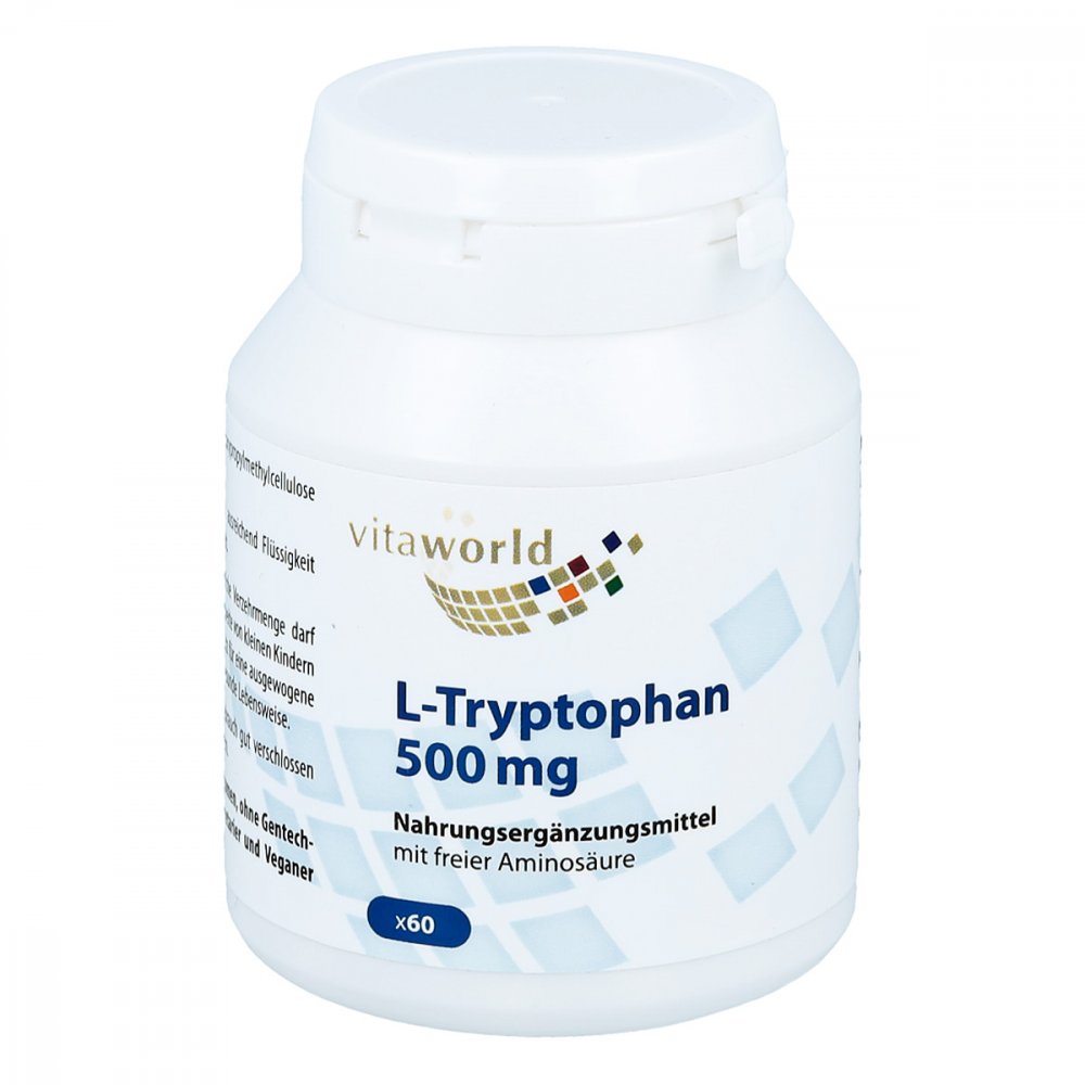 Vita World GmbH L-tryptophan 500 mg Kapseln 09424836