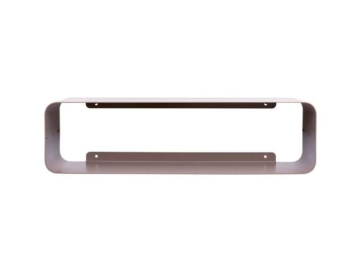 Étagère murale en acier taupe