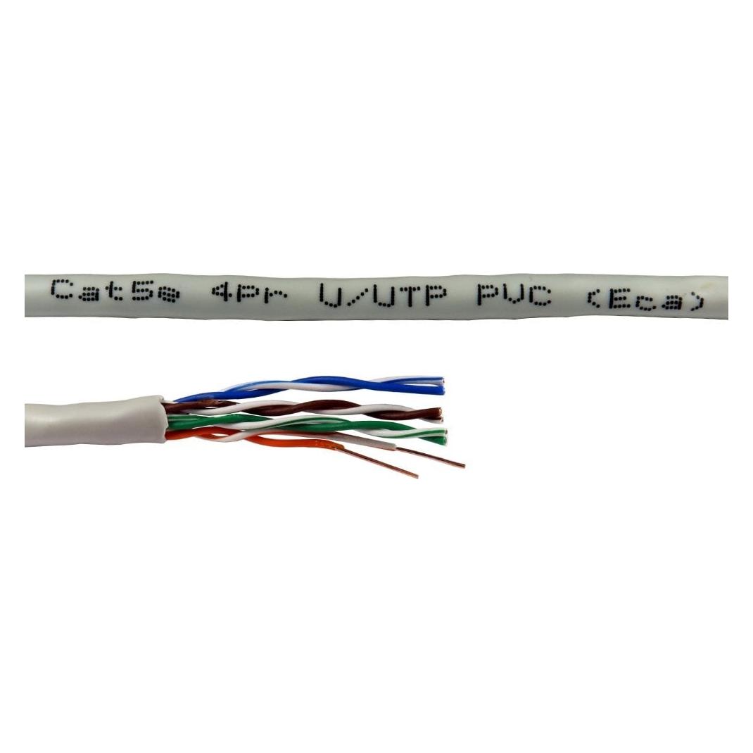 Cables Direct 305M CAT5E UTP PVC COPPER GREY (UTP, CAT5e, 305 m) (TC-500EA)