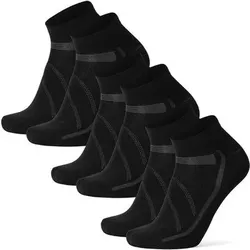 DANISH ENDURANCE Socken Aero Cycling Low-Cut, Größe 39/42 in Schwarz Schwarz