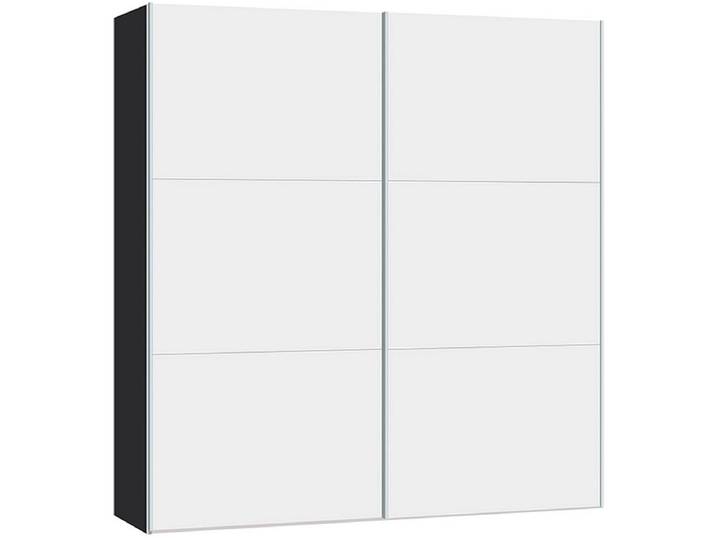 Schwebetürenschrank SCHWYZ weiss 2 Türen