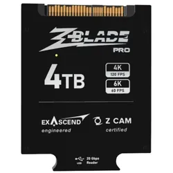 Exascend ZBlade 4TB Pro tragbare SSD für Z CAM E2-F6 Pro